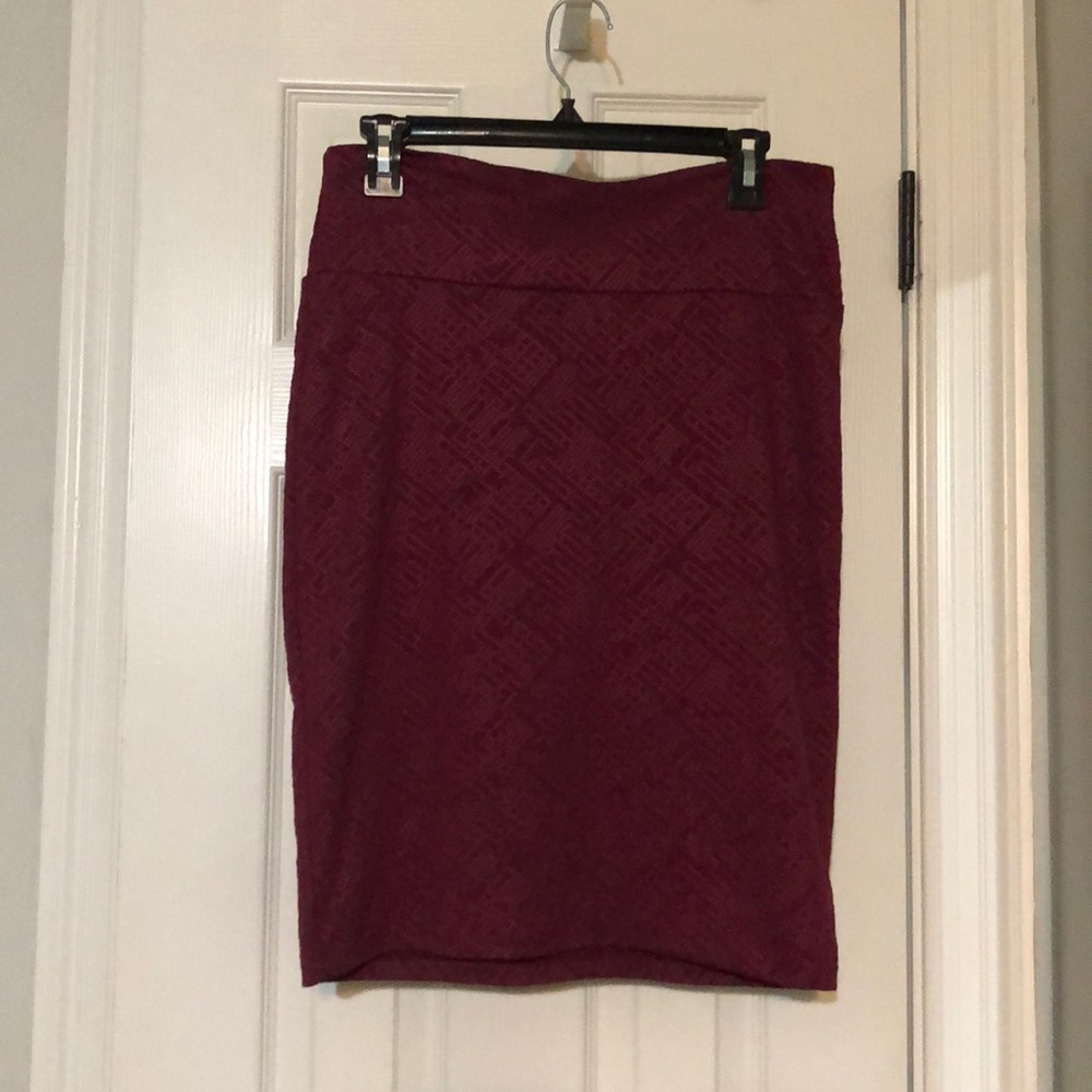 Lularoa purple size small pencil skirt